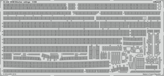 Eduard 53242 1:350 DKM Blucher railings