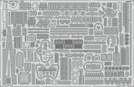 Eduard 53280 1:350 German Tirpitz part 2