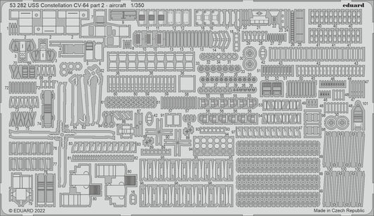 Eduard 53282 1:350 USS Constellation CV-64 part 2 - aircraft