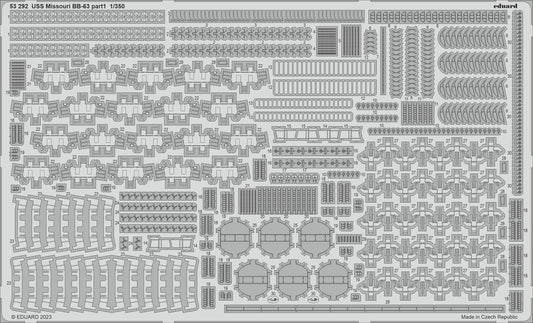 Eduard 53292 1:350 USS Missouri BB-63