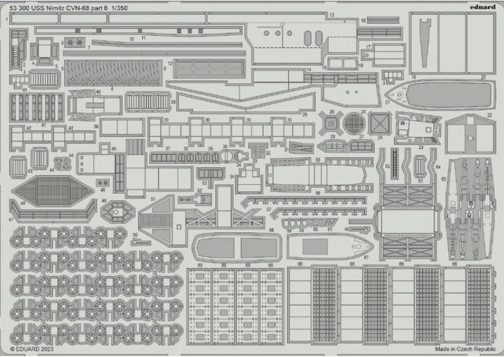 Eduard 53300 1:350 USS Nimitz CVN-68 part 6