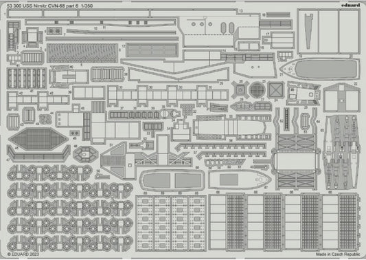 Eduard 53300 1:350 USS Nimitz CVN-68 part 6
