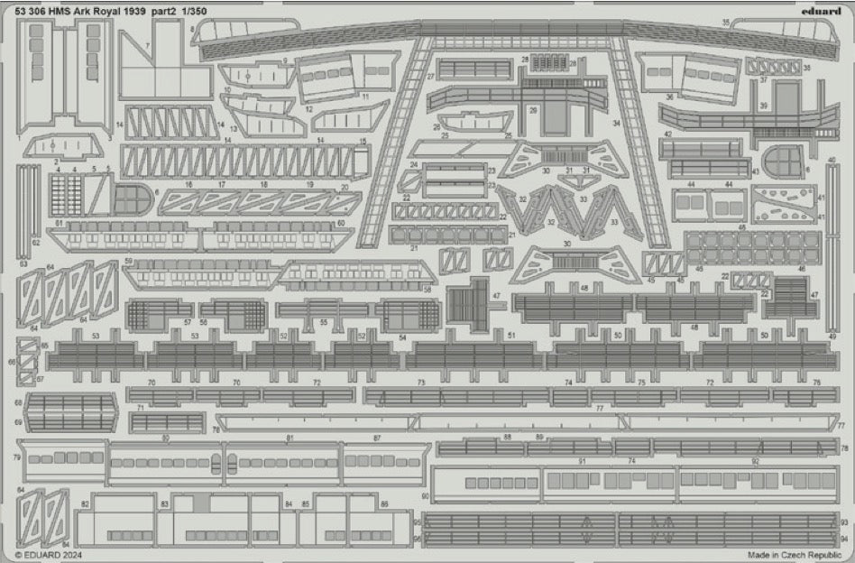 Eduard 53306 1:350 HMS Ark Royal 1939 part 2