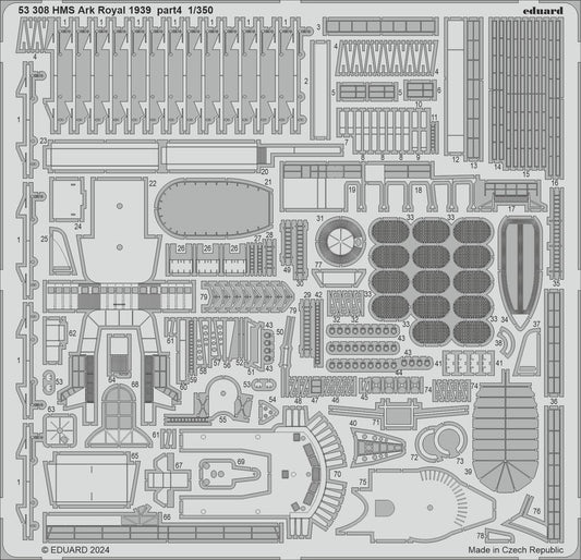 Eduard 53308 1:350 HMS Ark Royal 1939 part 4