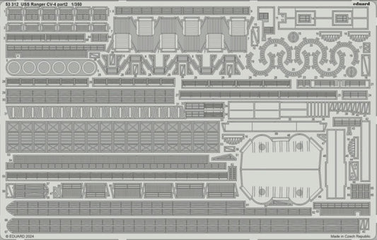 Eduard 53312 1:350 USS Ranger CV-4 part 2