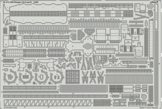Eduard 53313 1:350 USS Ranger CV-4 part 3