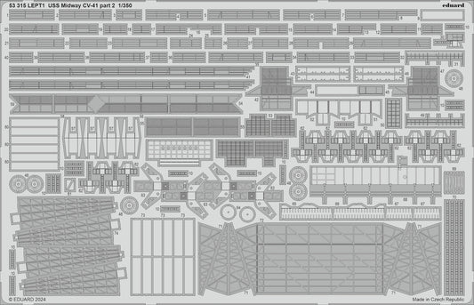Eduard 53315 1:350 USS Midway CV-41 part 2