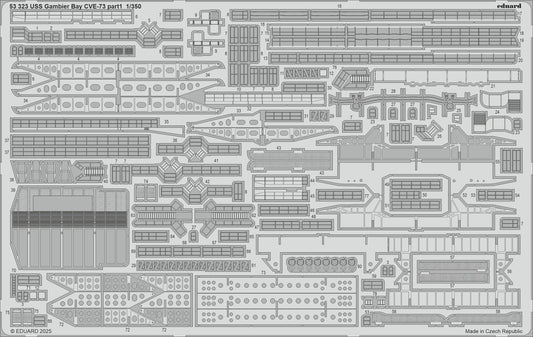 Eduard 53323 1:350 USS Gambier Bay CVE-73 part 1