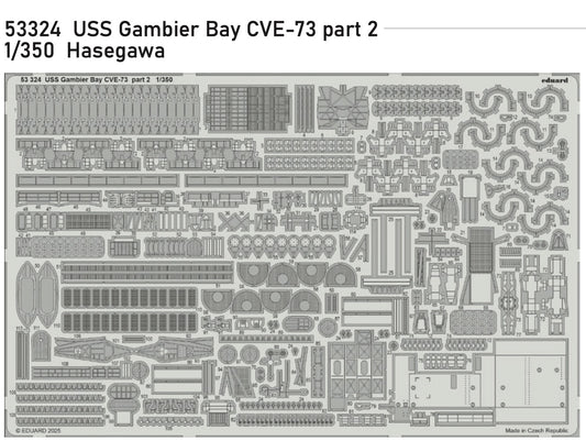 Eduard 53324 1:350 USS Gambier Bay CVE-73 part 2