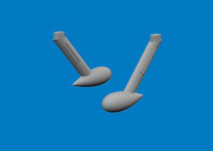 Eduard Brassin 624013 1:24 Messerschmitt Bf-109G Balance Weights PRINT