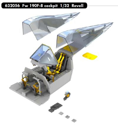 Eduard Brassin 632056 1:32 Focke-Wulf Fw-190F-8 cockpit