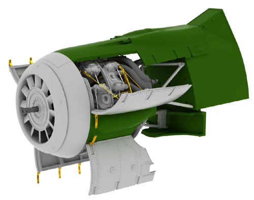 Eduard Brassin 632063 1:32 Focke-Wulf Fw-190F-8 engine