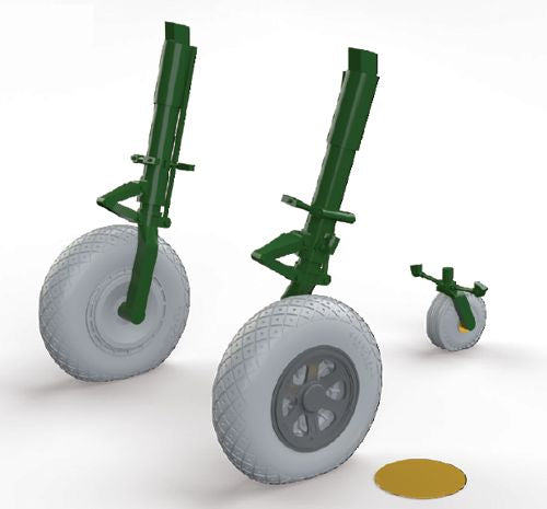 Eduard Brassin 632088 1:32 Republic P-47D Thunderbolt wheels with weighted tyre effect
