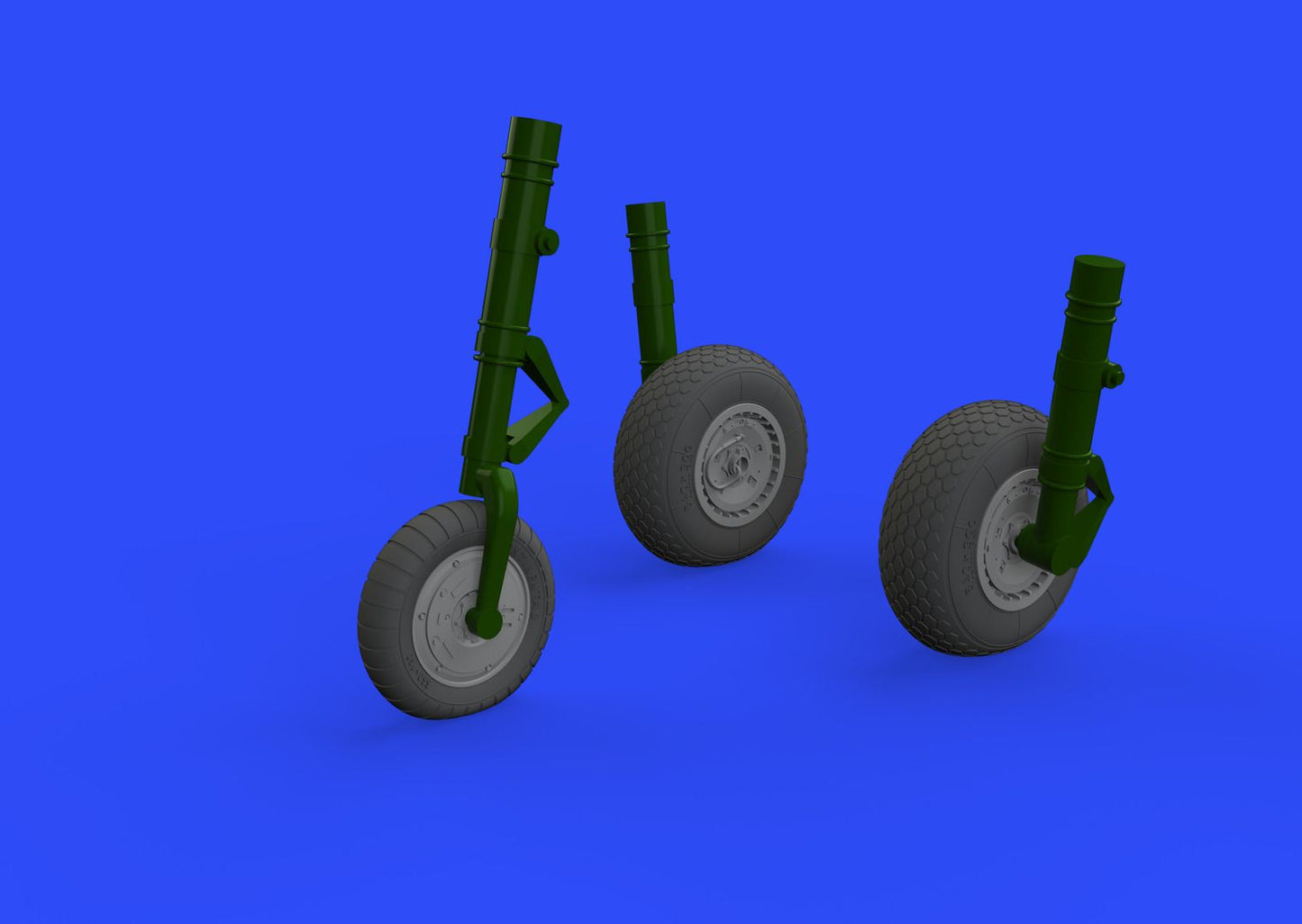 Eduard Brassin 632100 1:32 Messerschmitt Me-262 wheels with weighted tyre effect