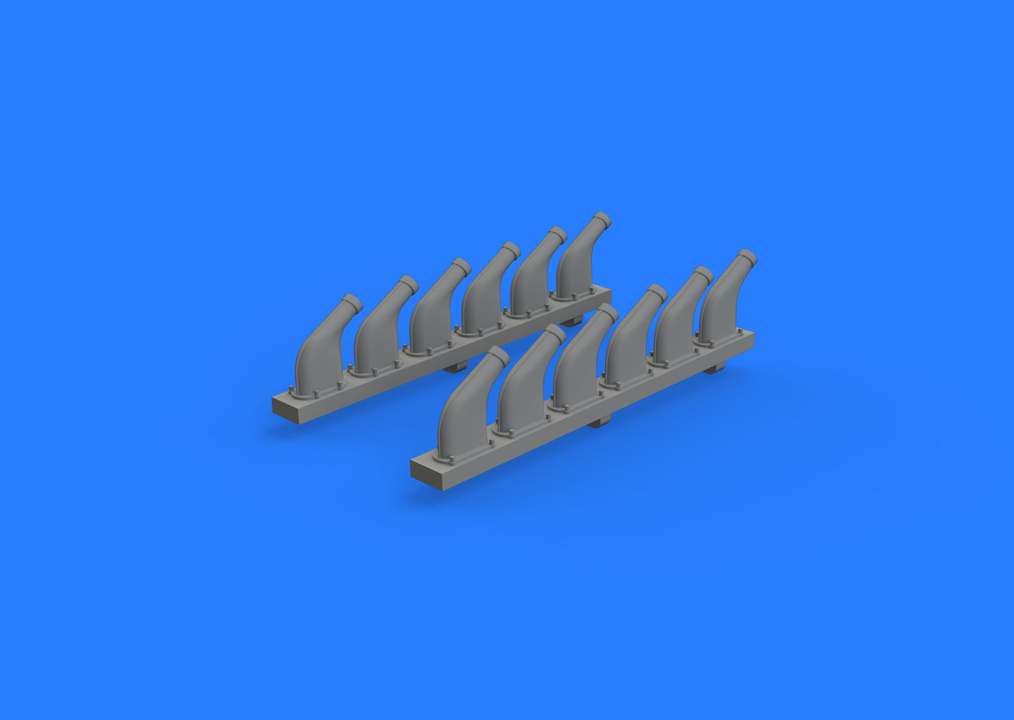 Eduard Brassin 632118 1:32 North-American P-51D Mustang New Tool exhaust stacks