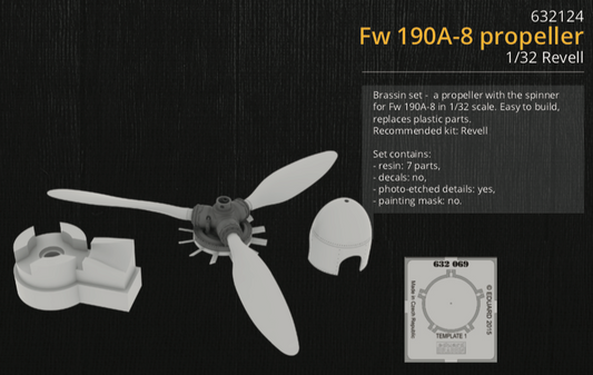 Eduard Brassin 632124 1:32 Focke-Wulf Fw-190A-8 propeller