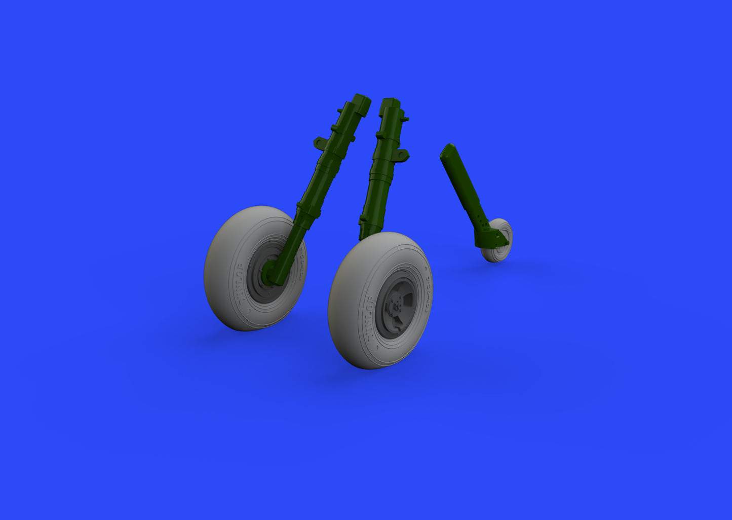 Eduard Brassin 632129 1:32 Supermarine Spitfire Mk.IXc wheels with weighted tyre effect 4 spoke w/smooth tyre/tire