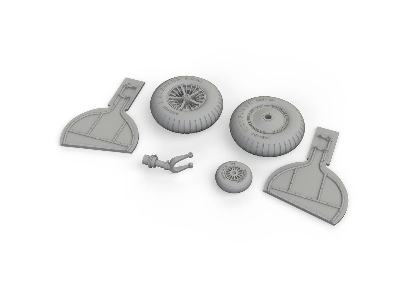 Eduard Brassin 632155 1:32 Messerschmitt Bf-108 Taifun wheels spoked