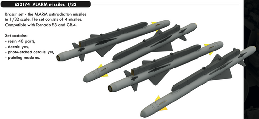 Eduard Brassin 632174 1:32 ALARM missiles