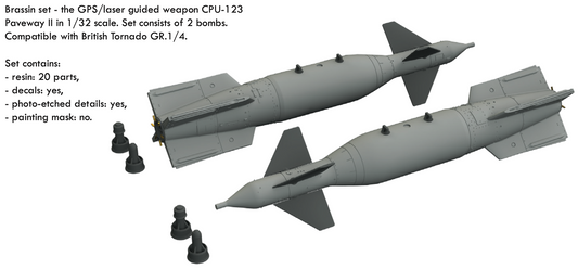 Eduard Brassin 632176 1:32 CPU-123 Paveway II