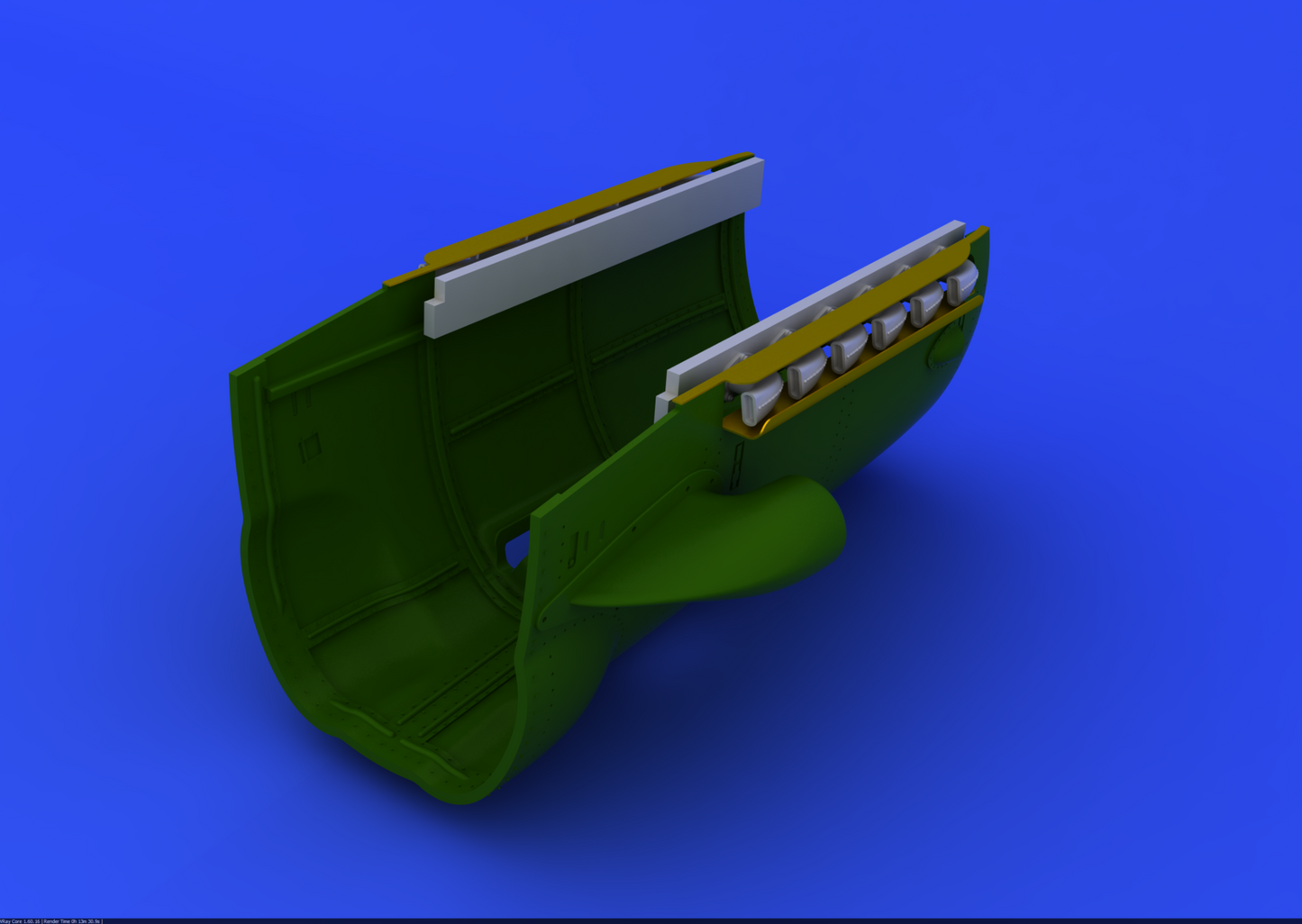 Eduard Brassin 632184 1:32 Messerschmitt Bf-109G-2/4 exhaust stacks