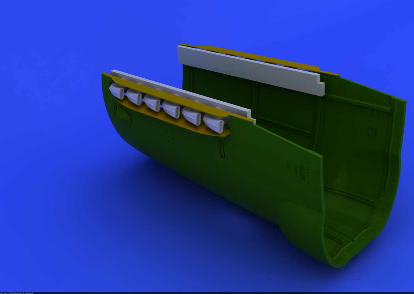 Eduard Brassin 632184 1:32 Messerschmitt Bf-109G-2/4 exhaust stacks