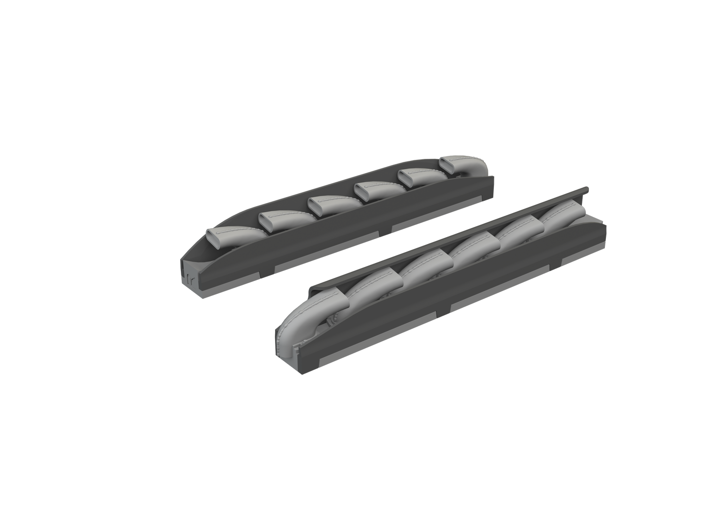 Eduard Brassin 632207 1:32 Messerschmitt Bf-109K-4 exhaust stacks