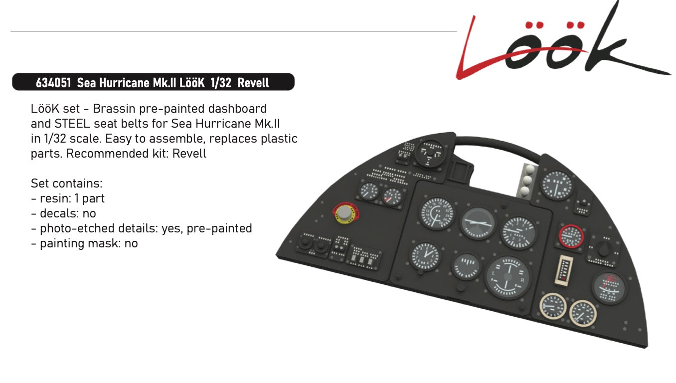 Eduard Brassin 634051 1:32 Hawker Sea Hurricane Mk.II LööK