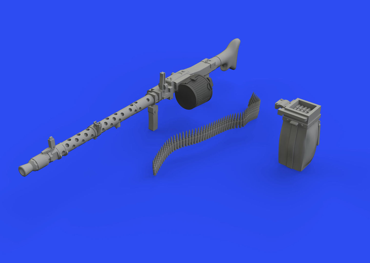 Eduard Brassin 635020 1:35 MG 34 gun with ammunition belt