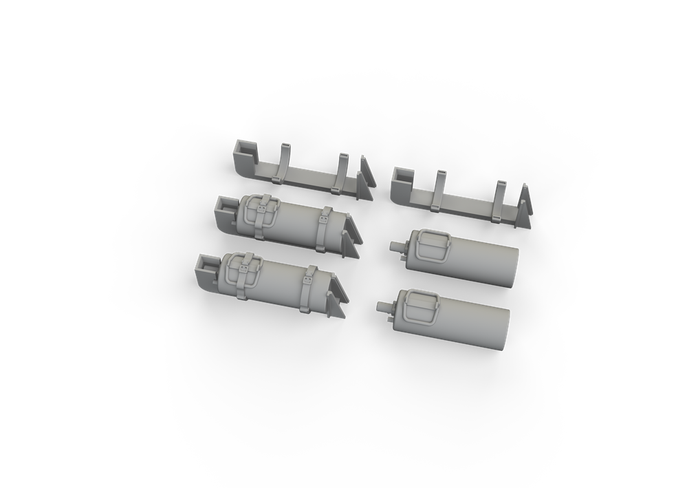 Eduard Brassin 635034 1:32 WWII German fire extinguishers