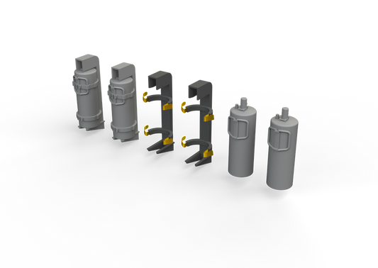 Eduard Brassin 635034 1:32 WWII German fire extinguishers