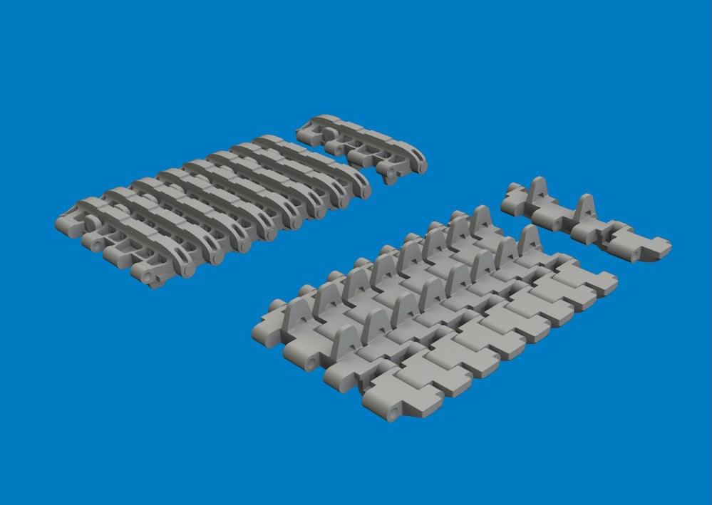 Eduard Brassin 635066 1:35 Pz.Kpfw.VI Tiger I early tracks 3D-printed