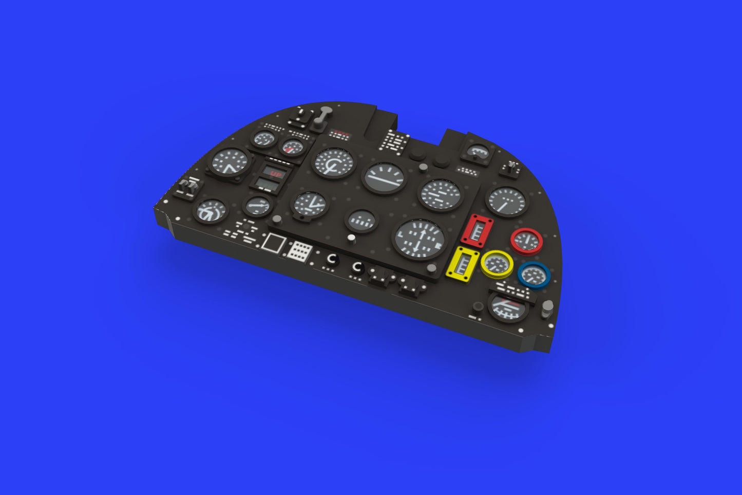 Eduard Brassin 644013 1:48 Supermarine Spitfire Mk.1 LooK resin and photo-etched instrument panel