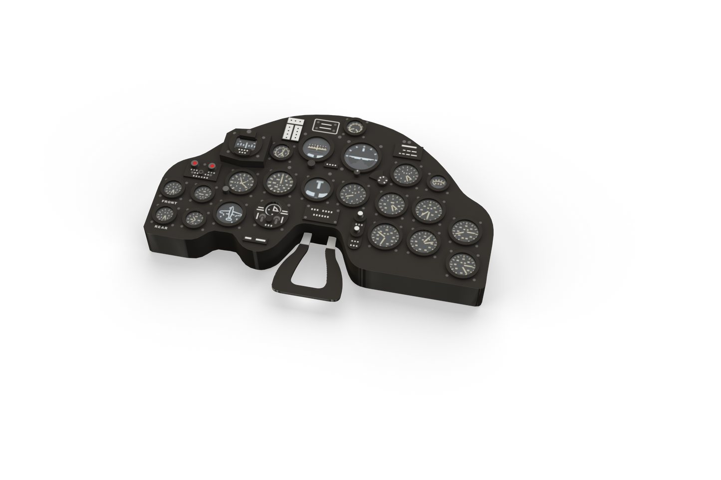 Eduard Brassin 644028 1:48 Lockheed P-38F Lightning LooK set of Brassin pre-painted instrument panel