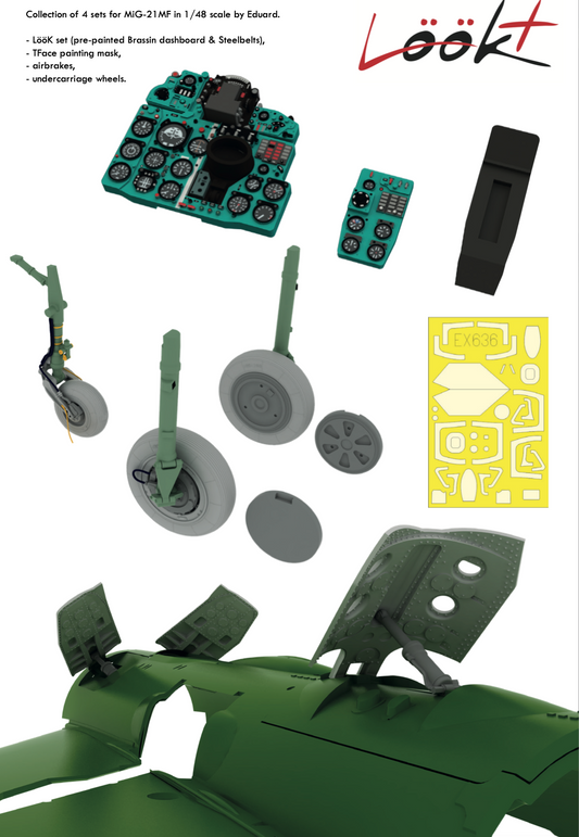 Eduard Brassin 644087 1:48 Mikoyan MiG-21MF early LooK plus