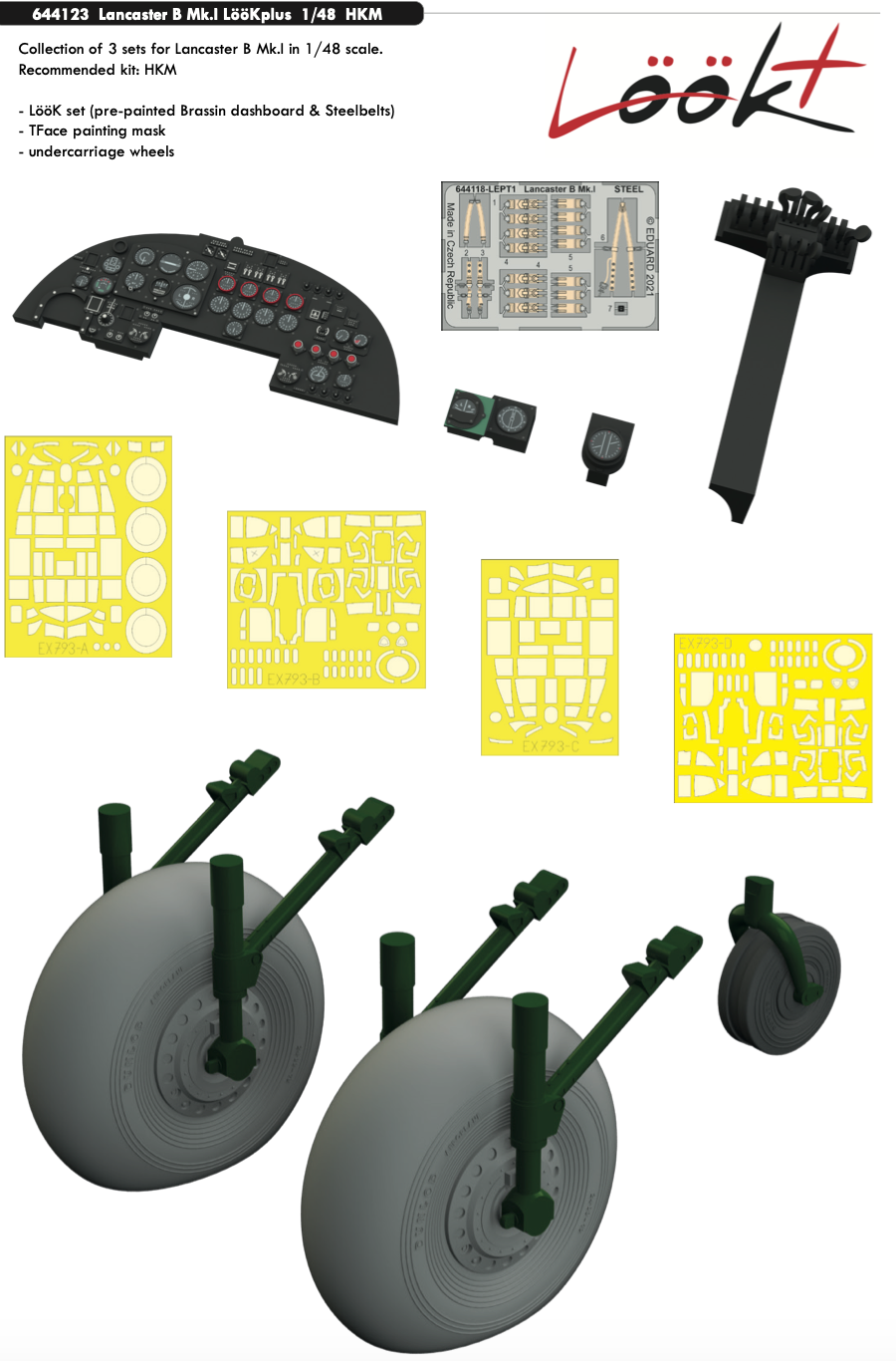 Eduard Brassin 644123 1:48 Avro Lancaster B.I LooKplus