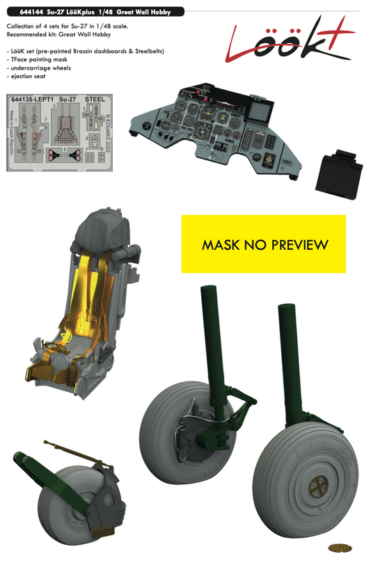 Eduard Brassin 644144 1:48 Sukhoi Su-27 LooKplus