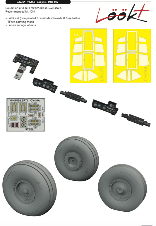 Eduard Brassin 644155 1:48 North-American/Rockwell OV-10A Bronco LooKplus