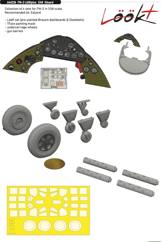 Eduard Brassin 644226 1:48 Grumman FM-2 LÃƒÆ’Ã†â€™Ãƒâ€šÃ‚Â¶ÃƒÆ’Ã†â€™Ãƒâ€šÃ‚Â¶Kplus