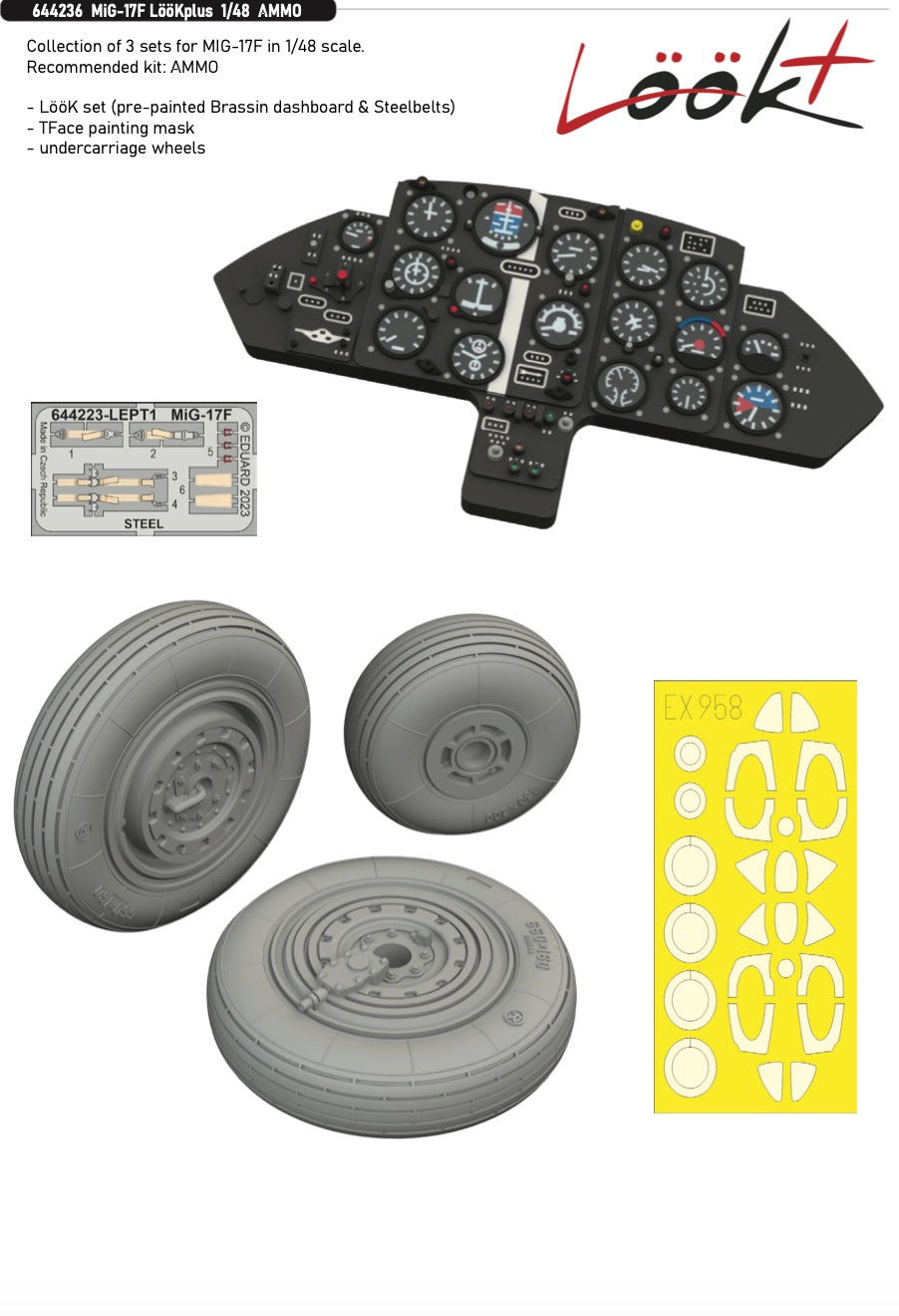 Eduard Brassin 644236 1:48 MiG-17F LooK plus