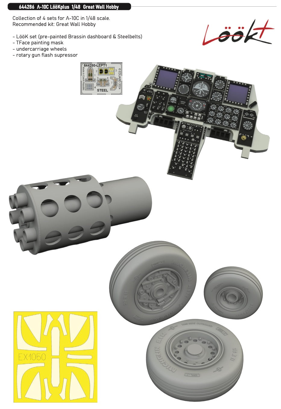 Eduard Brassin 644286 1:48 Fairchild A-10C Thunderbolt II LööKplus