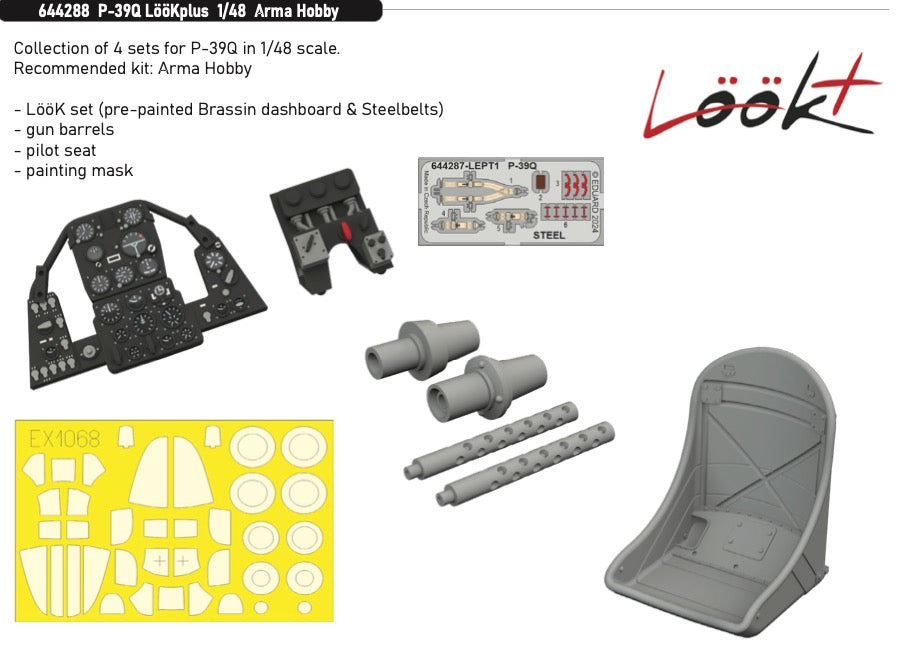 Eduard Brassin 644288 1:48 Bell P-39Q LooKplus