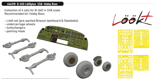 Eduard Brassin 644318 1:48 Consolidated B-24D Liberator LööKplus