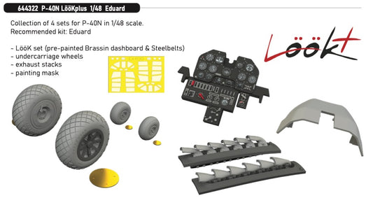 Eduard Brassin 644322 1:48 Curtiss P-40N Warhawk LööKplus