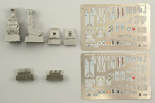 Eduard Brassin 648009 1:48 McDonnell F-4C/F-4D/F-4E/F-4F/F-4G Phantom seats x 2