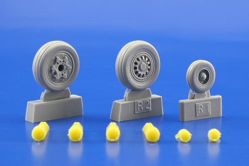 Eduard Brassin 648011 1:48 Lockheed-Martin F-16 late wheels with weighted tyre effect