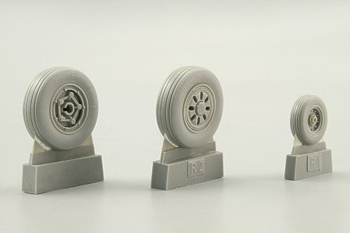 Eduard Brassin 648017 1:48 Lockheed-Martin F-22A Raptor wheels with weighted tyre effect
