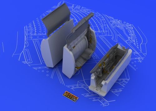 Eduard Brassin 648049 1:48 MiG-21 wheel wells  to be used with Eduard