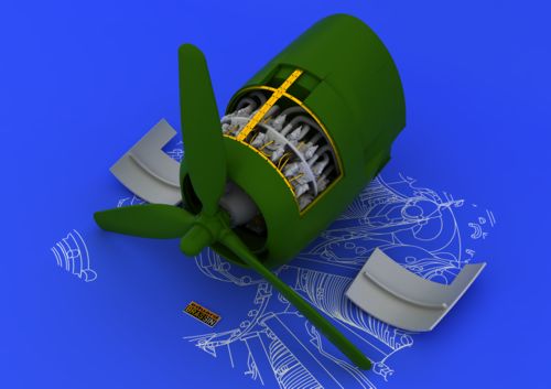 Eduard Brassin 648056 1:48 Grumman Hellcat F6F-3/F6F-5 R-2800-10 engine
