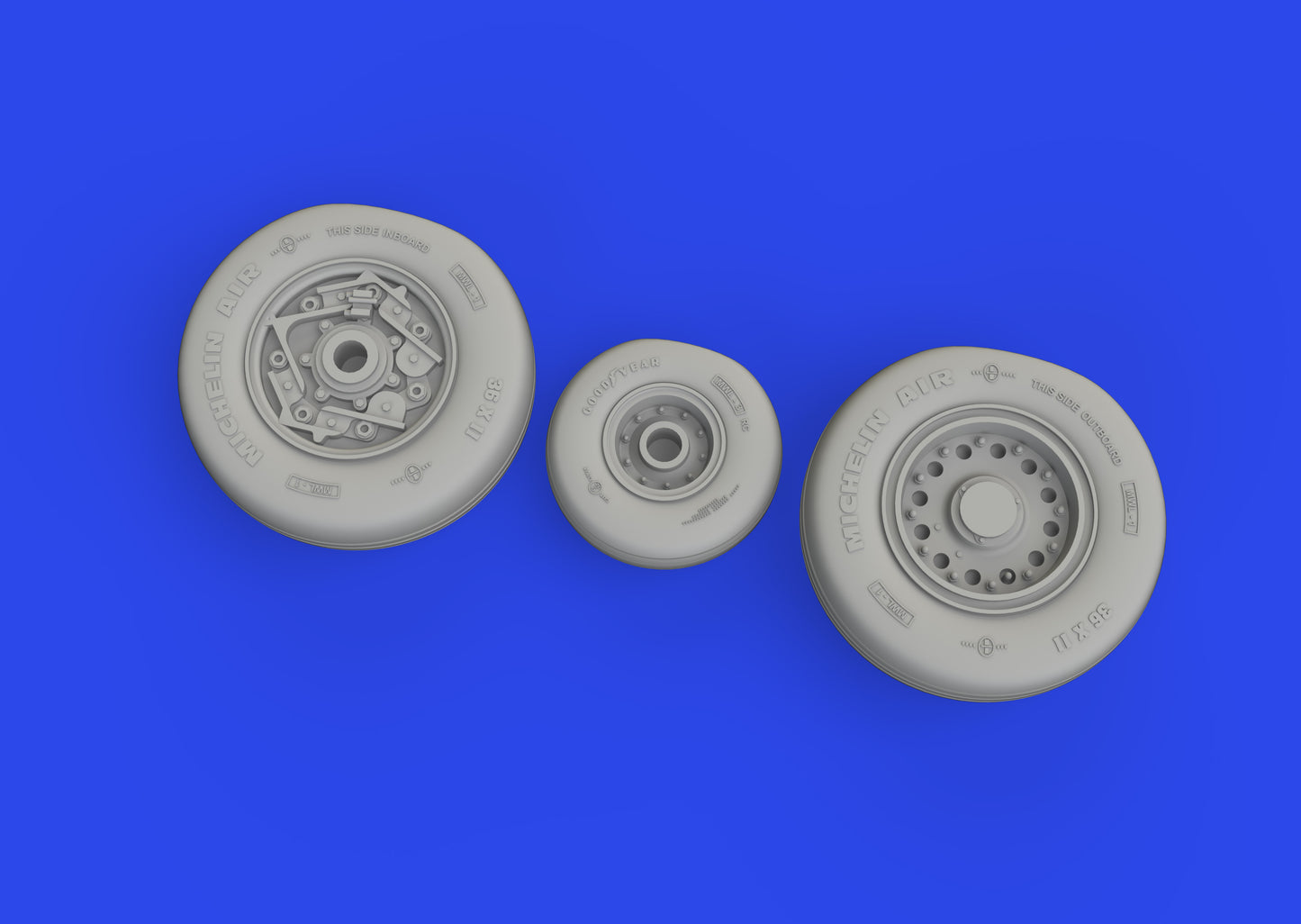 Eduard Brassin 6481019 1:48 Fairchild A-10C Thunderbolt II wheels